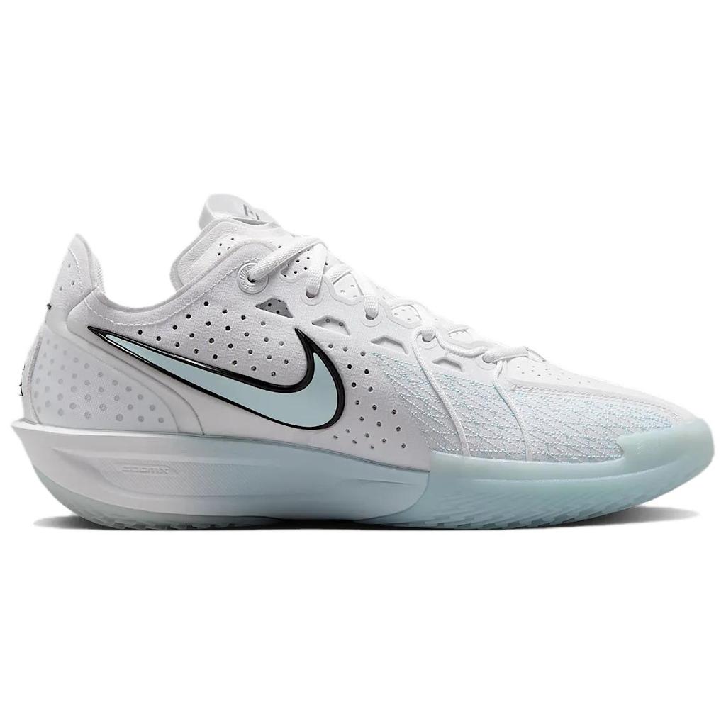 Nike Air Zoom GT Cut 3 EP White Glacier Blue Men Sneakers Metallic-Silver Light-Lemon-Twist Black DV2918-104