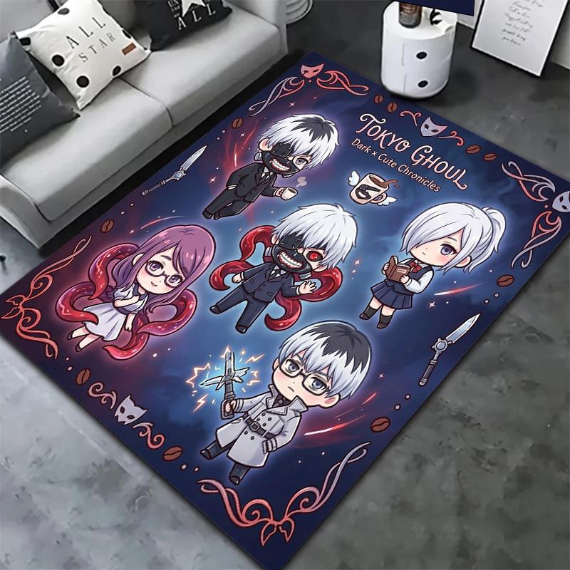 Tokyo Ghoul Carpet Rug For Living Room Bedroom Home Sofa Decoration Kids Play Nonslip Floor Mat