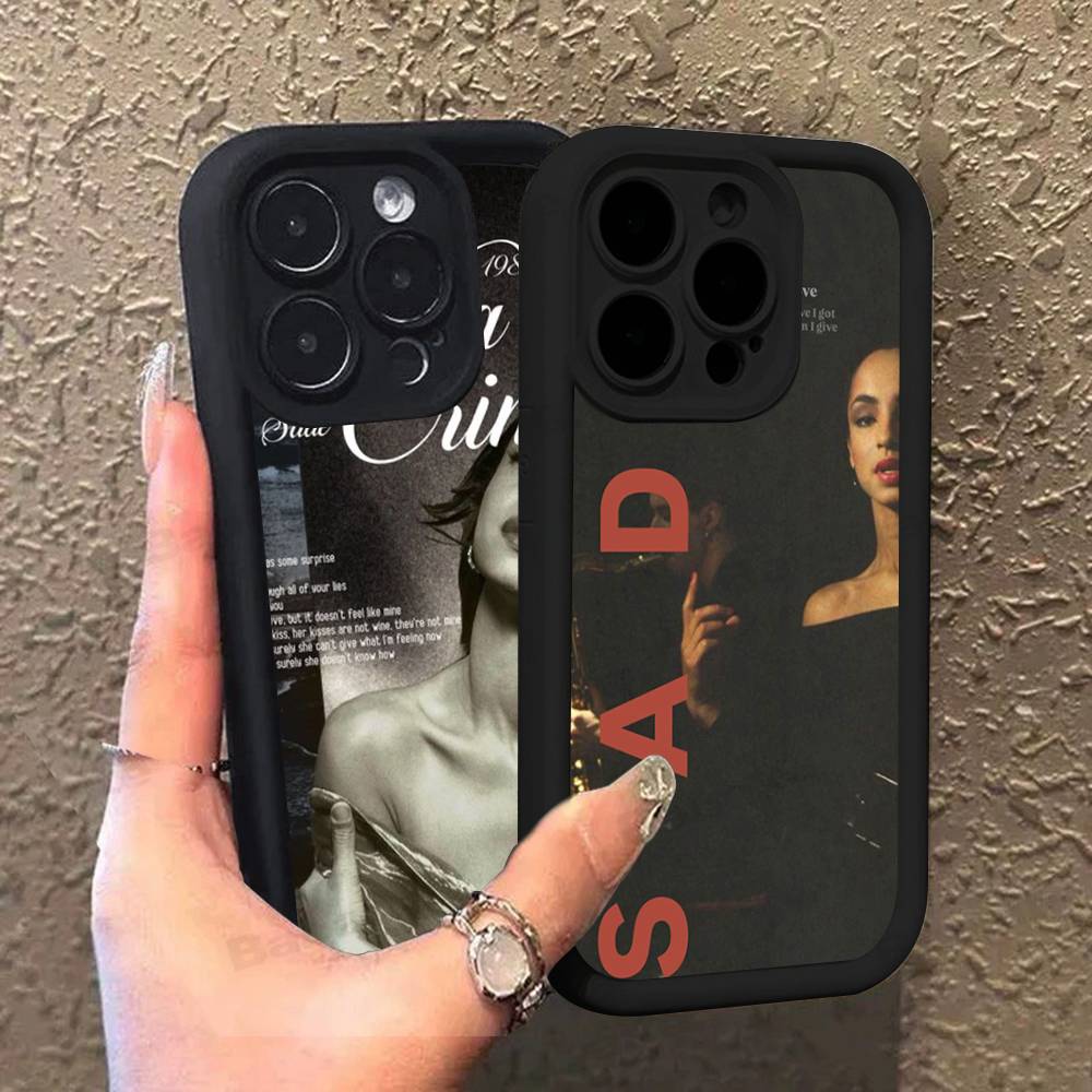 Чехол для телефона певицы Sade Adu для iPhone 17 16 15 14 Plus 13 12 11 Pro Max Силиконовый чехол