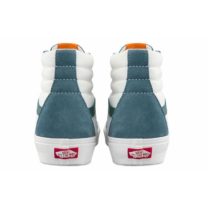 Vans SK8 HI Уютные скейтбордические кеды Унисекс Бело-Зеленые Vans VN0A5JMJBLG