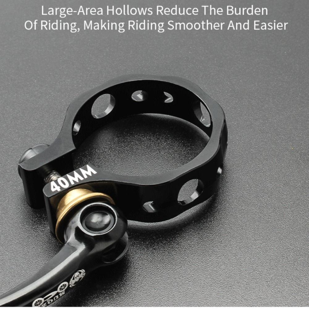 40/41mm Bike Seat Post Clamp Aluminium Zinc Zinc Alloy Bicycle Saddle Clip Bike Seat Tube Clamp Bike Tool