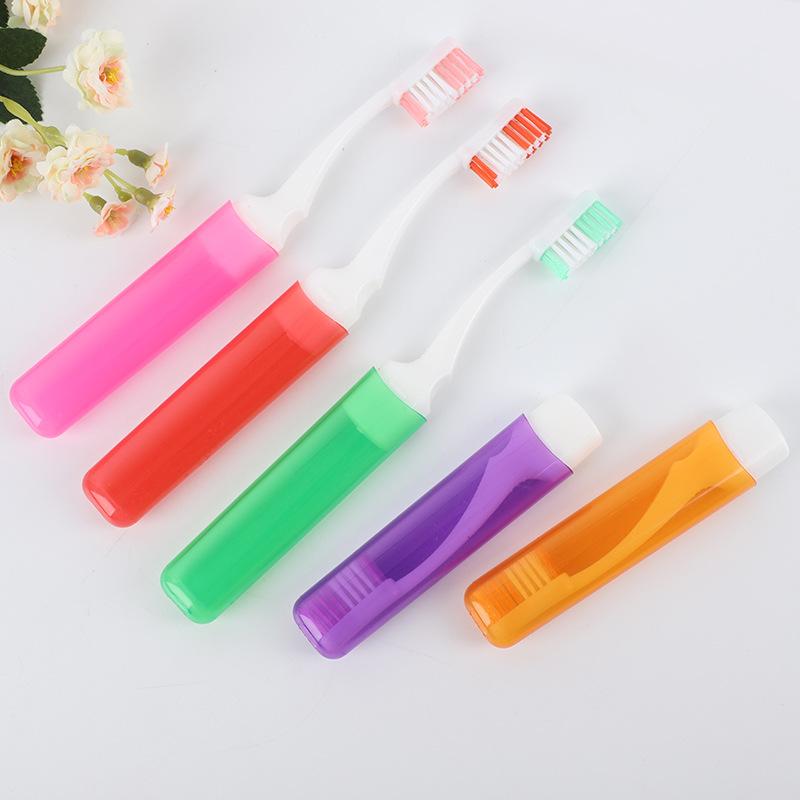 5/10Pcs Travel Portable Folding Toothbrush Super Soft Bristle Toothbrush Fold Camping Hiking Outdoor Easy To Take Teethbrush