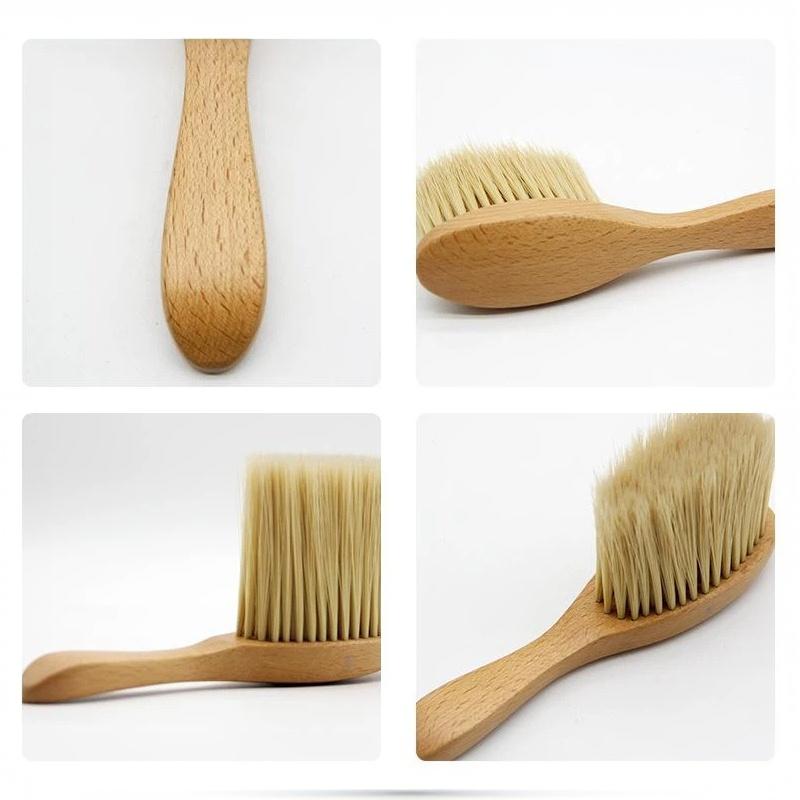 Professional Hairdressing Neck Duster Brush Skin Friendly Soft Bristles Hair Remover Tool for Barber Home Hair Cutting Use