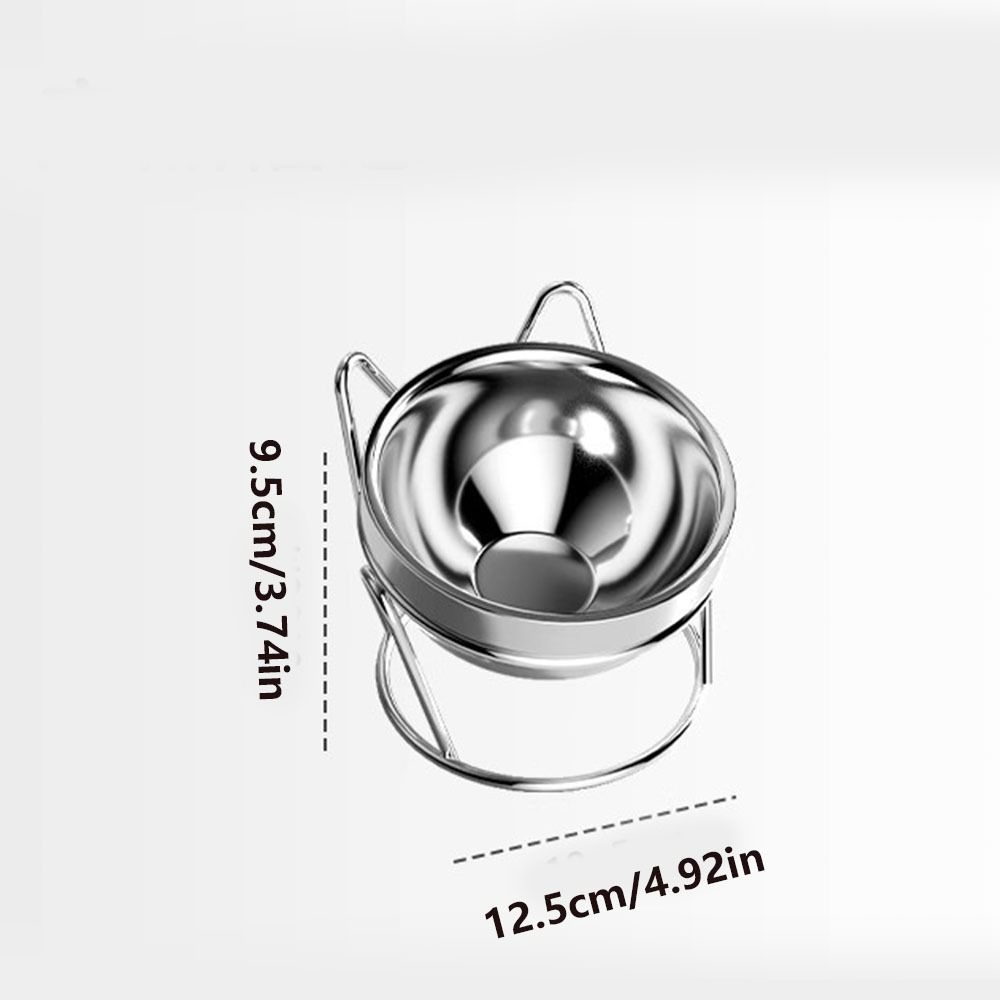 Защита шеи для питомца Нержавеющая сталь Миска для кошки на высокой ножке с подставкой Миска для воды для кошки Поилка Наклонная миска с наклоном 16 градусов