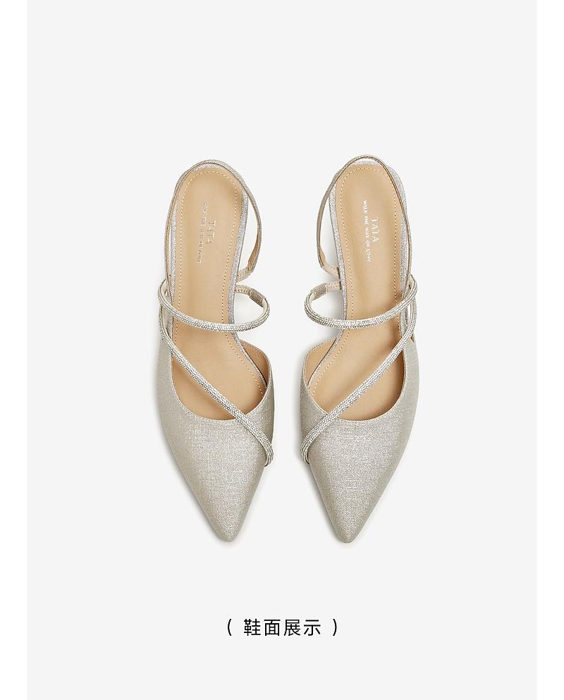 TATA/He She 2026 Summer Casual Baotou Sandals