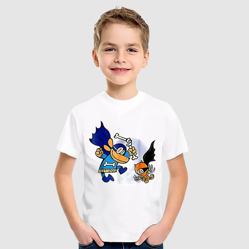 Детская футболка с коротким рукавом Летний новый стиль Мальчиковая футболка с 3D-принтом Повседневный топ