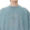 WE11DONE Sweatshirts Unisex Mint Crew Neck Moderate WD-TS3-21-590-U-MT