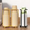 Disposables Kitchen Paper Cup Holder Water Dispenser Storage Cup Desktop Shelf Organizier Holde E7O0