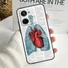 Anatomical Heart Anatomy Case For Realme C67 C55 C53 C51 C35 C33 C31 C30 C25s C21Y GT Neo 5 GT5 9 10 11 12 Pro Plus