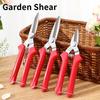 3 Size Straight Head Pruning Shears Stainless Steel Non Slip Handle Garden Scissors for Bonsai Household Use