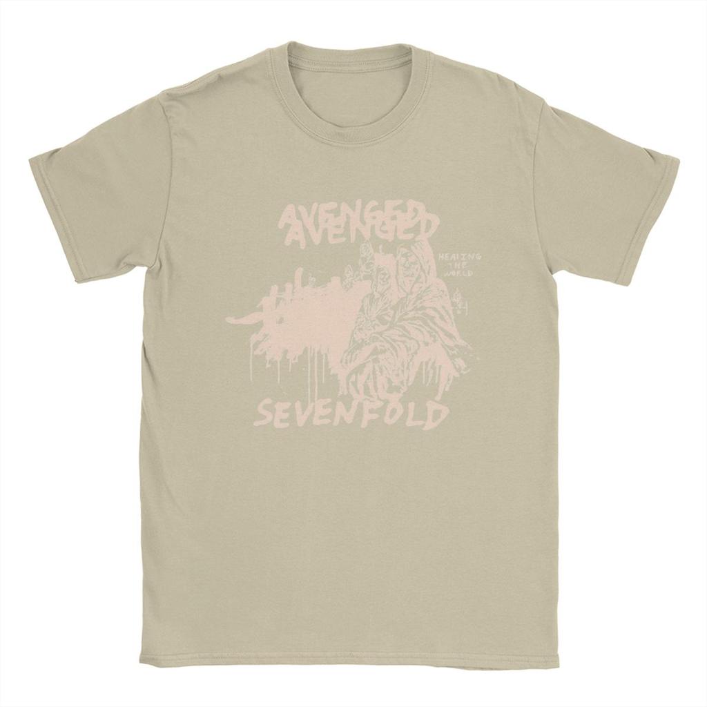 Мужские футболки Avenged Sevenfold Юмористические футболки из чистого хлопка Футболки с коротким рукавом Футболки с круглым вырезом Одежда Идея для подарка
