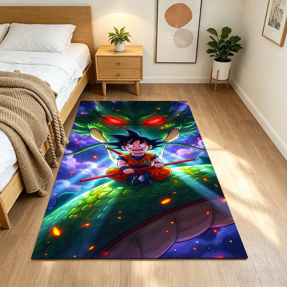 Super Saiyan Energy Blast Non-Slip Home Carpet Design for Office Decor Living Room Bedroom Gift