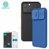 NILLKIN Роскошный чехол для iPhone 15 Pro Max 15 Plus 15 Pro CamShield Pro, чехол для телефона, слайдер для камеры, противоударная задняя крышка