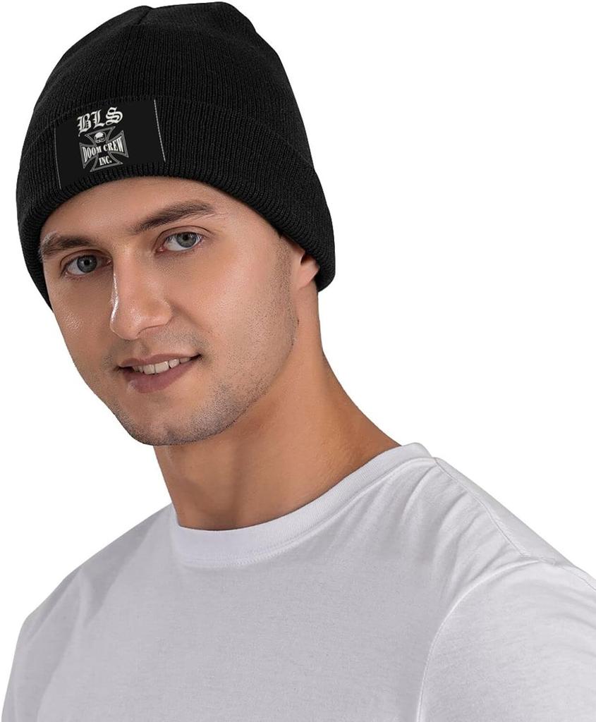 Black Rock Label Band Society Adult Knit Hats Fashion Casual Beanie Hat Women's Warm Headgear Men's Knitted Hat