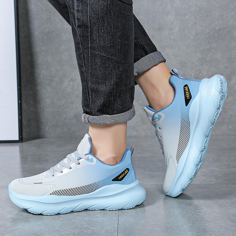 Высококачественные кожаные кроссовки Повседневные кроссовки На шнуровке Лоферы Легкие Удобные Нескользящие Беговые кроссовки Обувь для активного отдыха и спорта