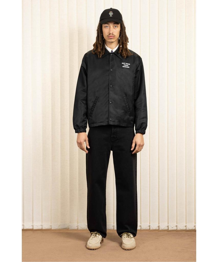Drole De Monsieur Slogan Jacket La Veste Slogan D0Jas26001Bkx