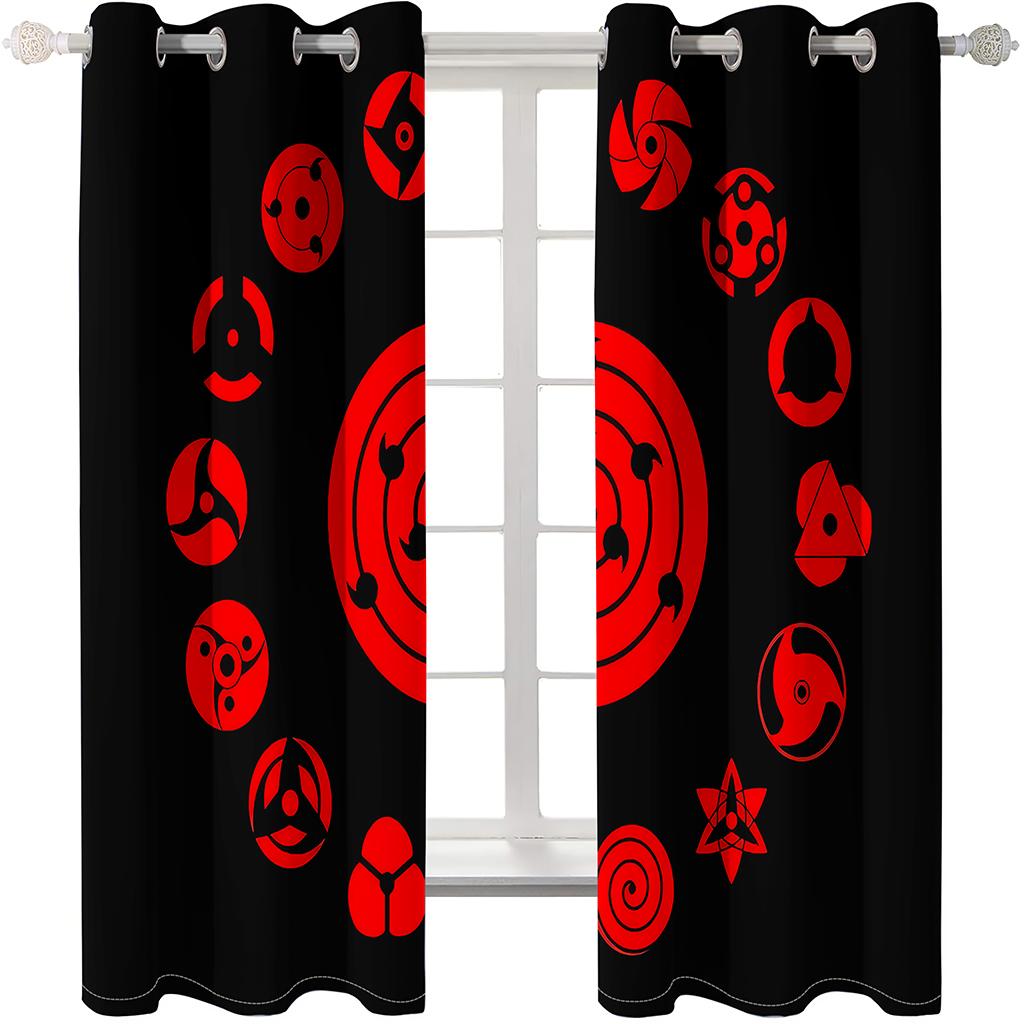 3D дешевые анимационные серии солнцезащитные шторы 2 шт. для гостиной спальни украшения дома крючок перфорация