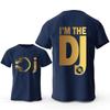 DJ Headphone Print T Shirts Turntablist Graphic Men's Street Streetwear Short Sleeve Recorded Music Gifts Tee T-shirt Clothing