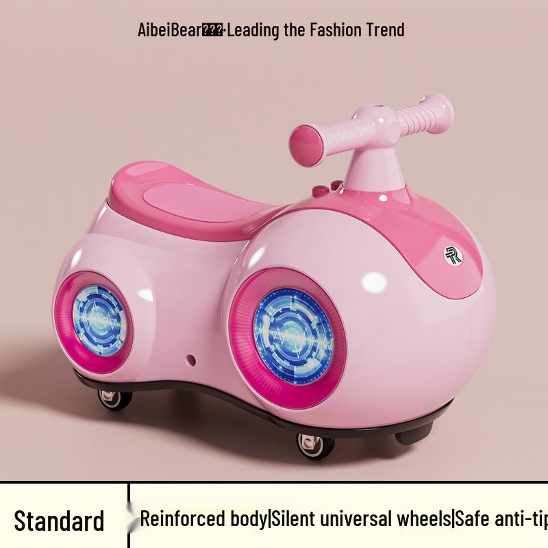 Одобренные знаменитостями детские ходунки и беговел: Бесшумная, противоударная машина-твист для детей в возрасте 1-3 лет