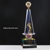 Customized High-End Sports Golf Crystal Trophy, One shot Hole, Competition Award Medal, New Home Decoration, Free Engraving, 1Pc