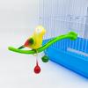 Жердочка для попугая для птичьей клетки, подставка для жердочки на винте, платформа для птичьей клетки, жердочки для лазанья, игрушка для попугаев, волнистые попугайчики