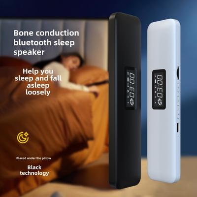 Bluetooth-динамик с костной проводимостью, белый звук, подушка для сна, инструмент для сна, беспроводной Bluetooth, небольшой аудиодинамик