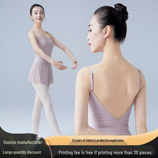 Женский купальник для балета и гимнастики: Танцевальная одежда с короткими рукавами и сборками для йоги и фигурного катания.