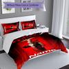 3pcs Custom Name Terrifier Bedding Set,Includes 1 Duvet Cover and 2 Pillowcases,All-season Bedroom Decor