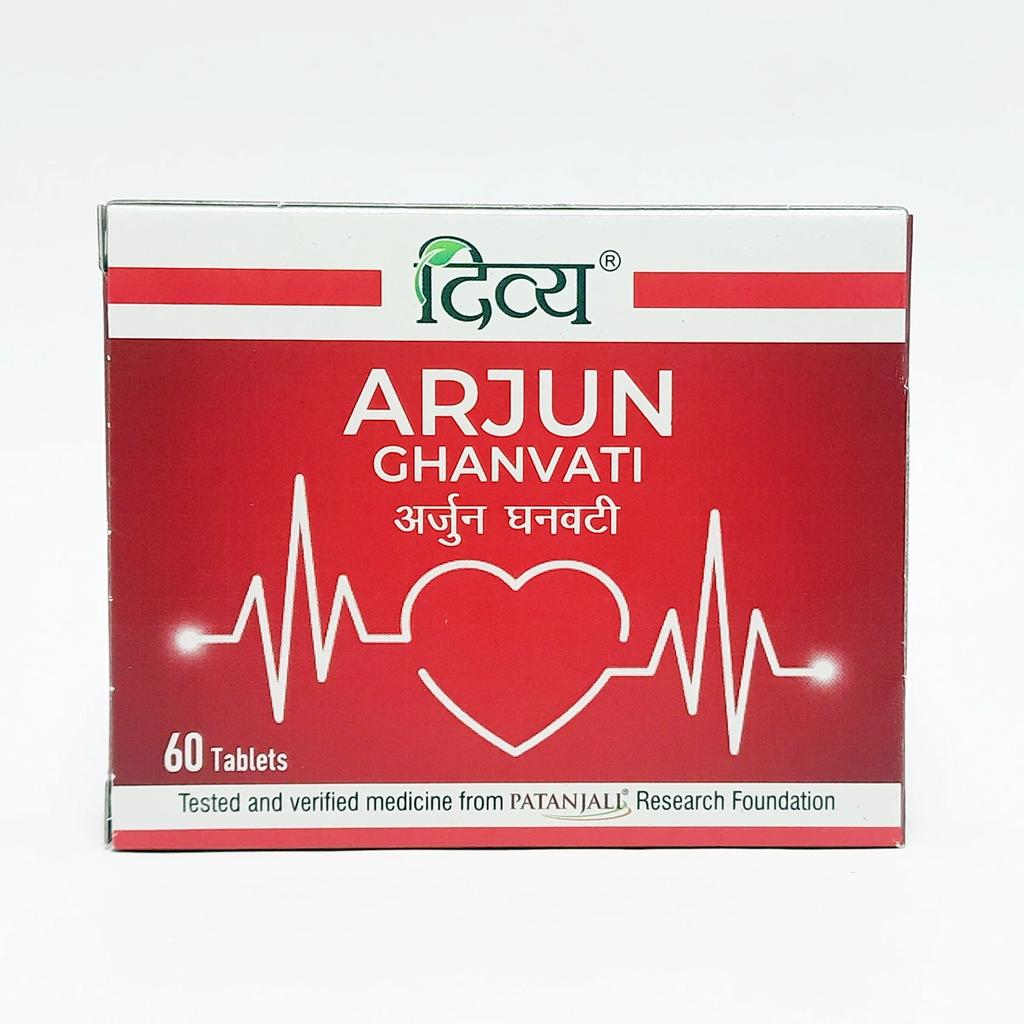 Patanjali Дивья Арджун Гханвати 3 Упаковки X 20 Капсул 38 г