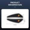 HIBWO1 4Pcs Car Styling Door Side Edge Anti-collision Bumper Strip Sticker For Fiat Abarth 595 Abarth 500 Abarth 124 Spider Accessories