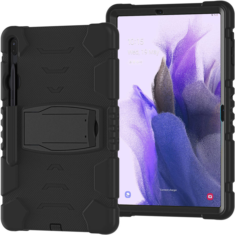 Для Samsung Galaxy Tab A11 Plus 11 A11 8.7 A9 Plus A8 A7 S6 Lite S8 Plus 12.4 Прочный Защитный Бронированный Силиконовый Чехол Обложка для Планшета