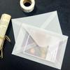 50Pcs/Pack Matte Frosted Vellum Paper Envelopes Simple Wedding Invitation Pouch  for Photos Storing