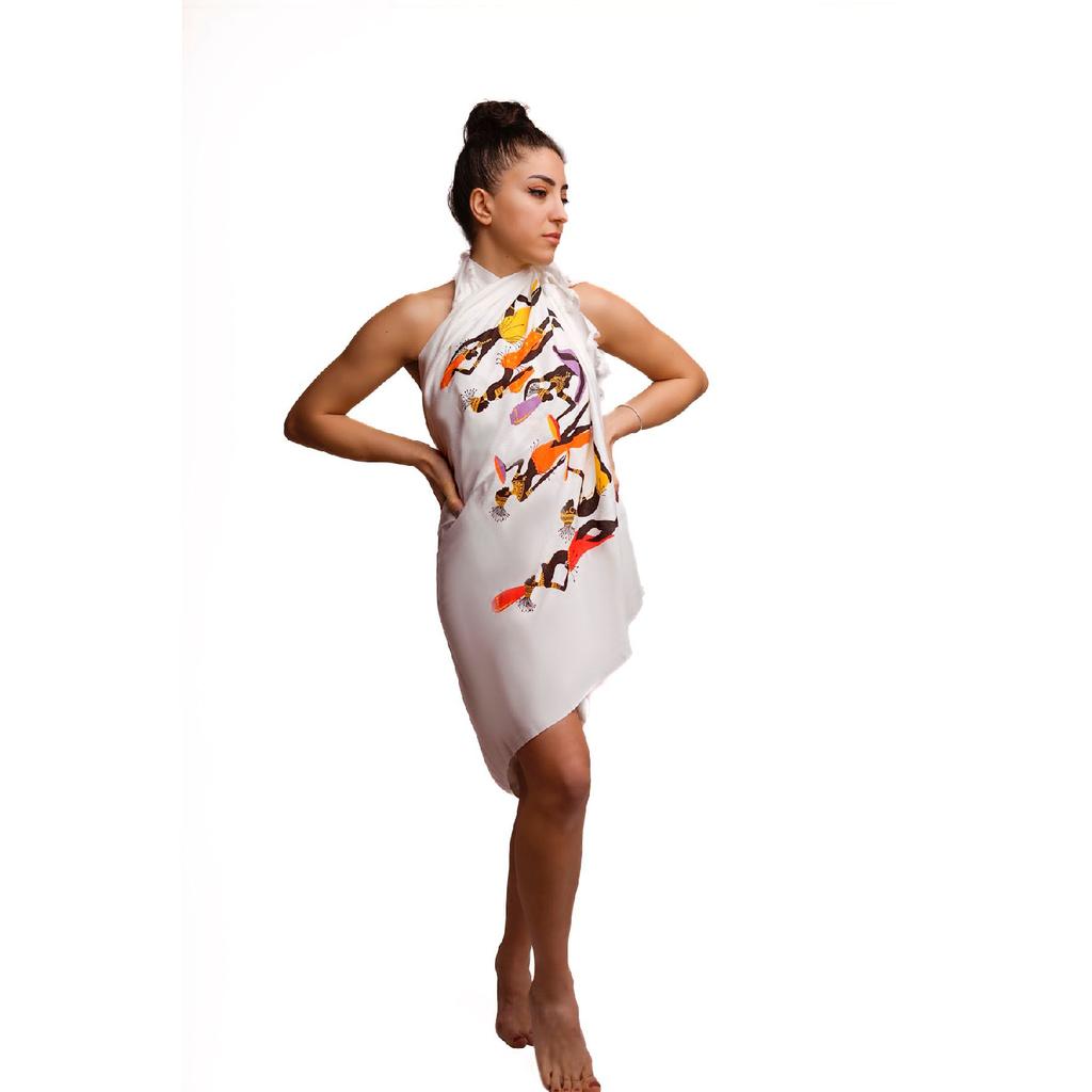 Beach Towel Peshtemal Sea Turkish Bath Sunbed Towel Cover Peshtemal (butterfly)