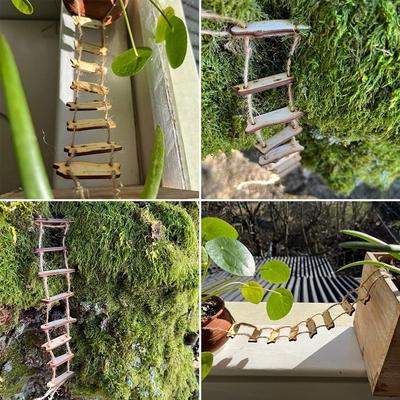Фотореквизит Сказочный мост Веревочная лестница DIY Декоративный аксессуар Декор для микроландшафта