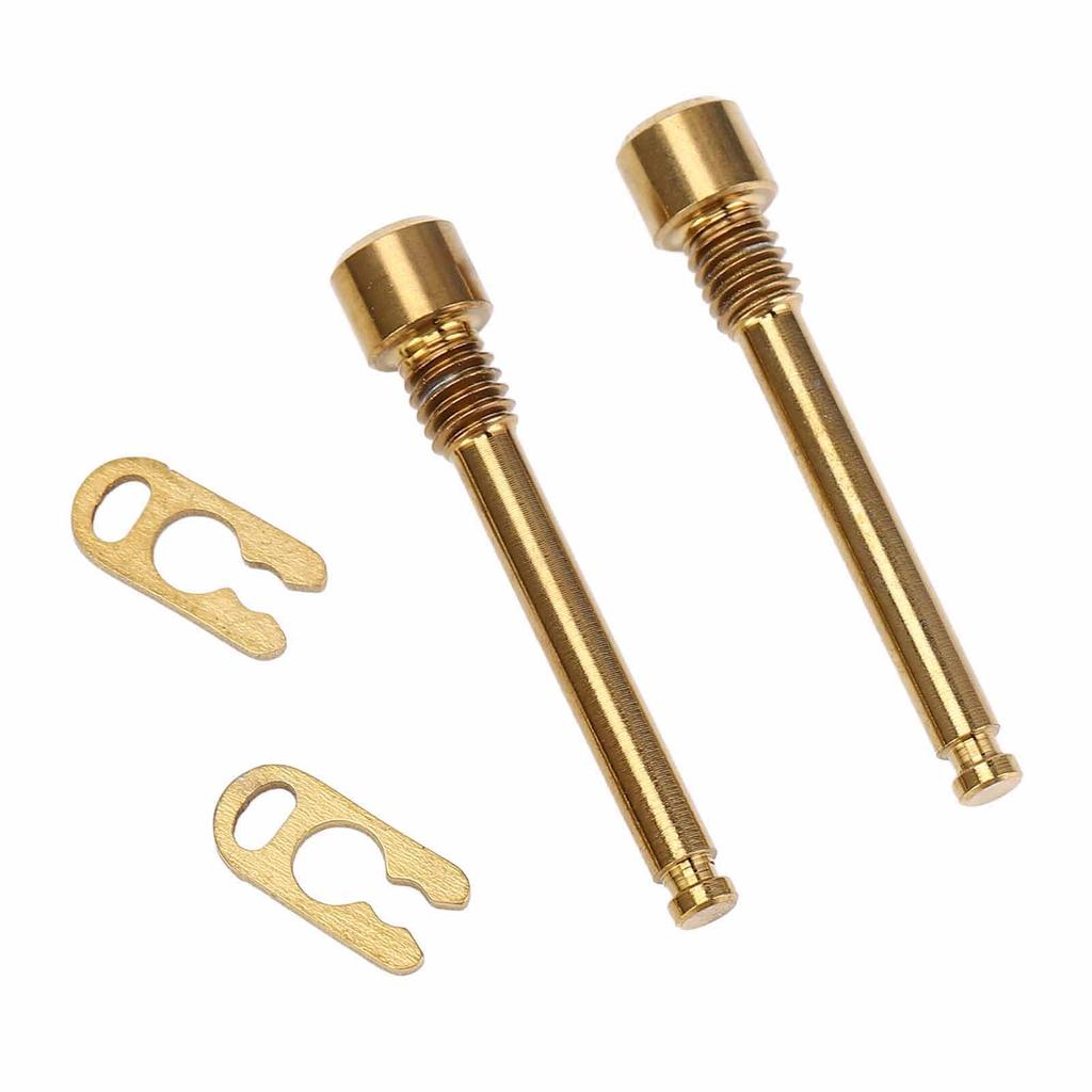 2 шт. болты для тормозных колодок дискового тормоза велосипеда, резьбовые штифты, болты для суппорта тормоза велосипеда из сплава титана со стопорными кольцами