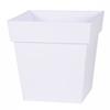 EDA Square Flower Pot TOSCANE - 22 L - 32 X 32 X H 32 Cm - White