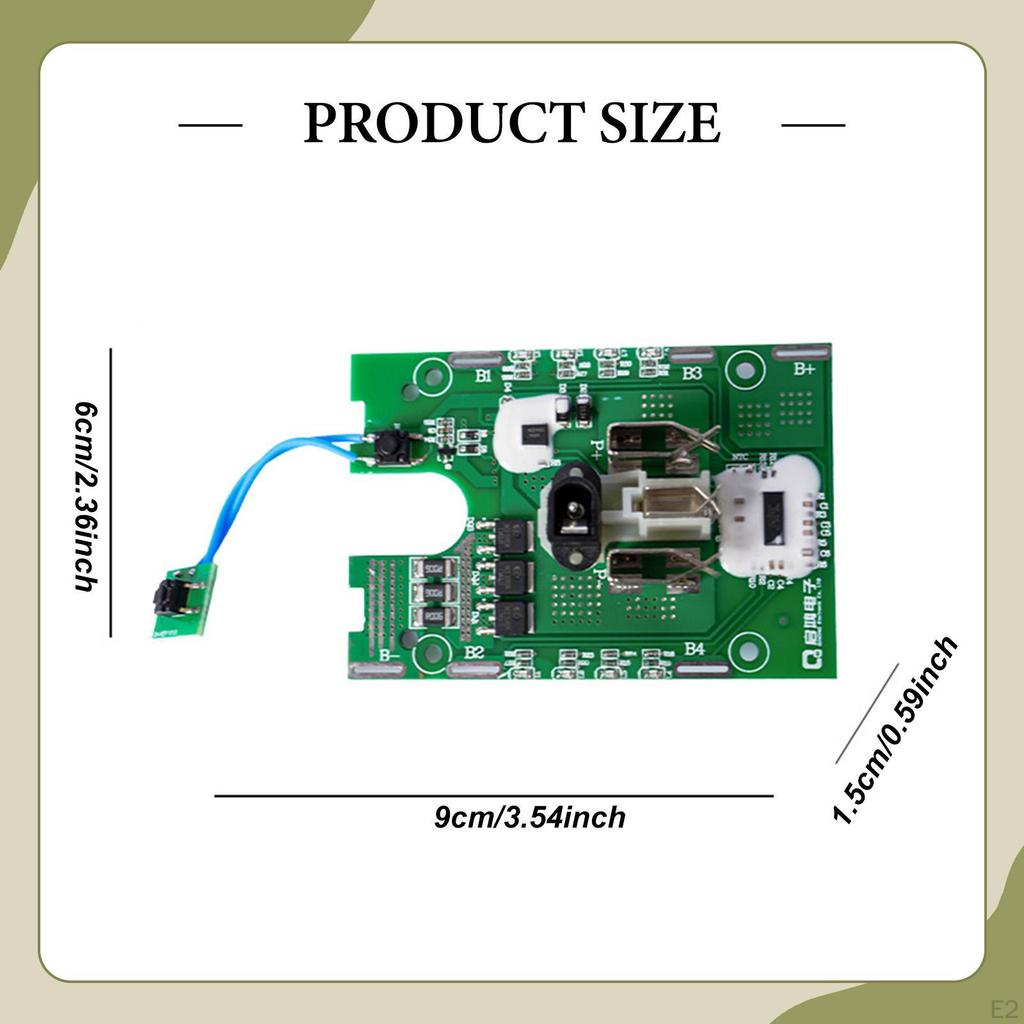 Electric Drill Circuit Board Battery Protection Stable Performance Wear Resistant for Impact