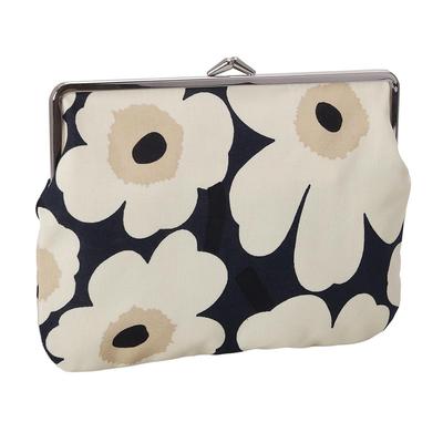 Женская мини-косметичка Marimekko Unikko, Puorica Succaro, Косметичка, Держатель для мелких вещей, 74530 518, Полуночный синий [Б/у]