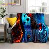 Классический череп электрогитара музыкальные инструменты одеяло, мягкий плед одеяло для дома спальня кровать диван пикник чехол для детей подарок