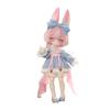 Inedible Doll Series Blind Doll, Approximately 19-20cm Tall, PVC & ABS Material, 1/12 Scale BJD Special Body, Girl's Gift, Articulated Figure, Painted