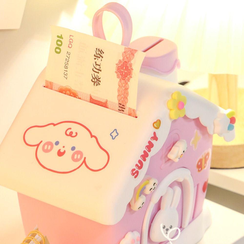 Грибной домик-копилка, портативная безопасная банка для сбережений, модная монетница для детей и взрослых