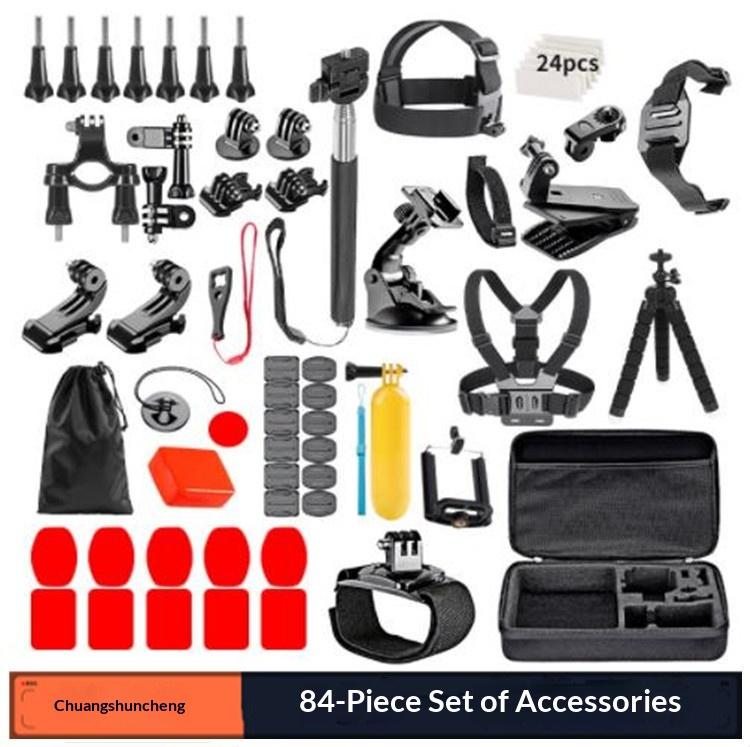 For Insta360 Action Camera 84in1 Accessory Set Multifunctional Mount Kit and All Action Cameras