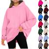 Womens Hoodies Oversized Sweatshirts Long Sleeve Casual Pullover Hooded Sweatshirt Tops
