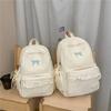 Рюкзак с вышивкой в виде банта Нейлоновый Кружевной Студенческий Школьный портфель