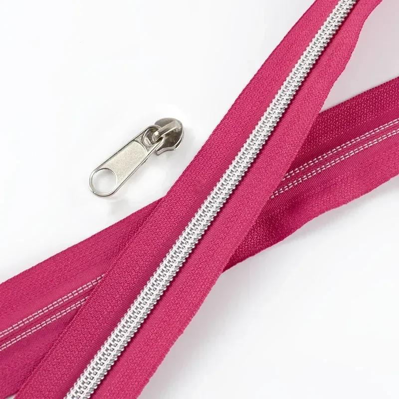 3/5/10 м 5# Нейлоновая тесьма-молния со слайдером Сумки Одежда Ремонт молний Пластиковая спиральная молния DIY Одежда Замена Швейные аксессуары