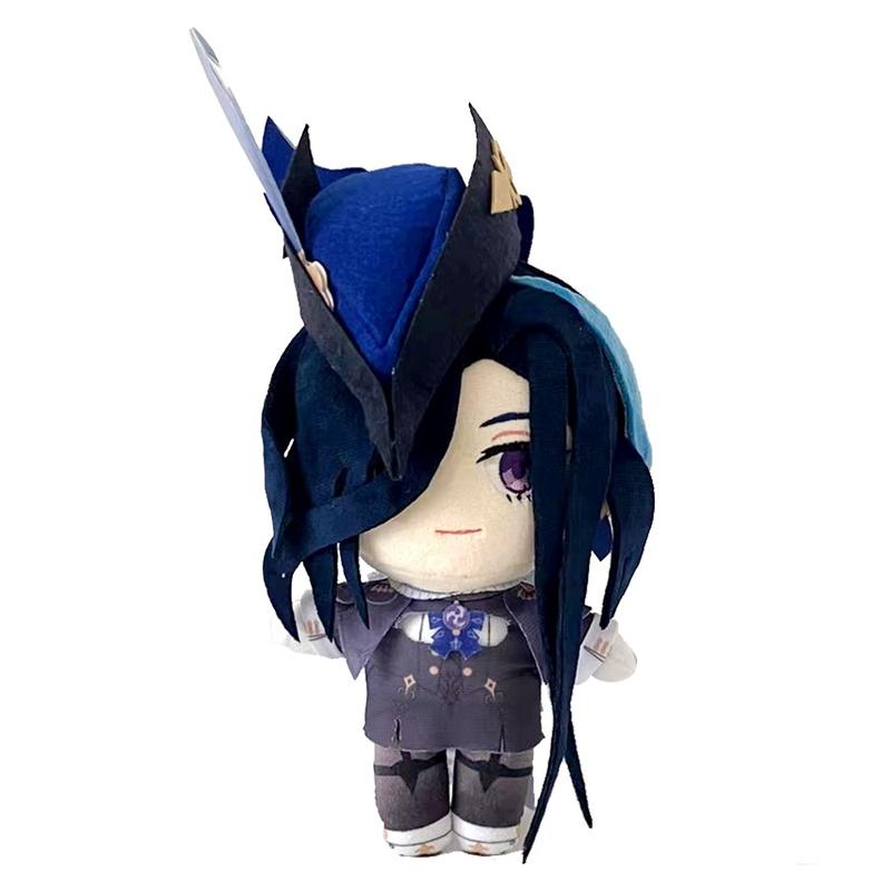 20 см Genshin Impact мягкая кукла Лини Ноэль Казуха Янтарь Сяо плюшевые игрушки Tartaglia аниме Clorinde Kunikuzushi вещи плюшевые куклы Рождественский подарок