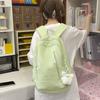 Школьная сумка Корейский ins кремовый однотонный с цветочной вышивкой студенческий рюкзак свежий и сладкий мягкая девичья атмосфера дорожный рюкзак