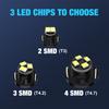 10Pcs T3 T4.2 T4.7 LED Light Bulbs 2016 SMD Car Interior Instrument Lamp Auto Dashboard Indicator Light White Blue Red Yellow Green 12V