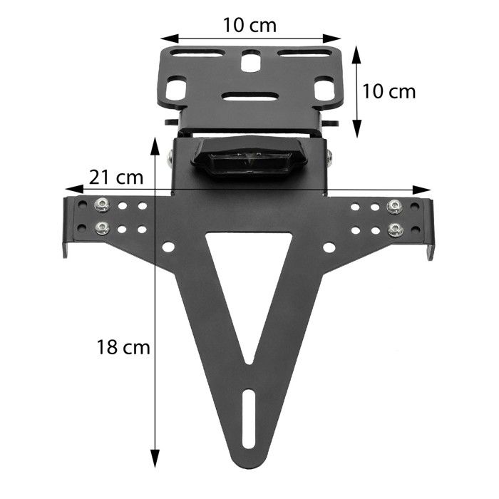Support de Plaque pour Yamaha MT-125 / MT-10 / MT-03 + éclairage KH4T