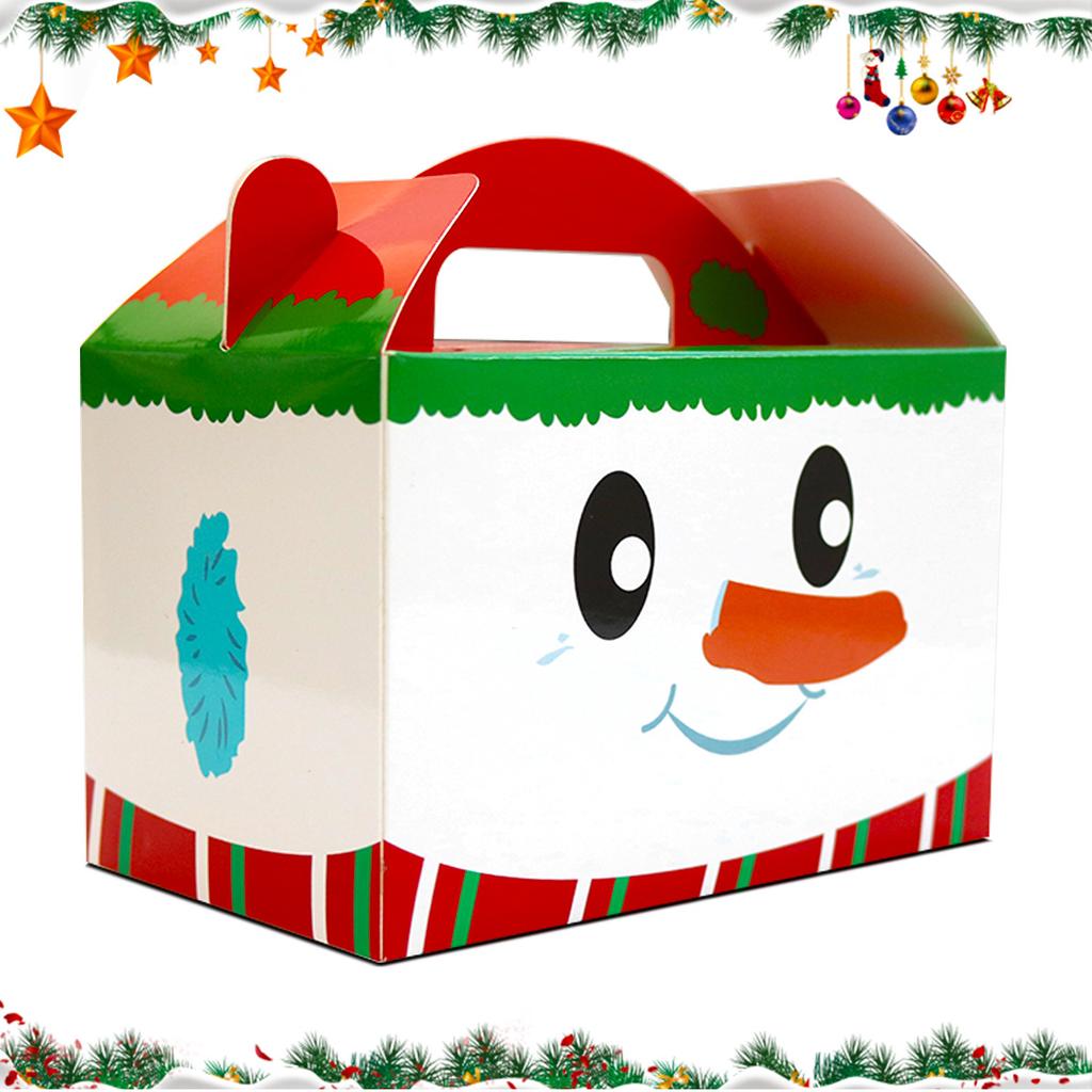 Christmas Decoration Cartoon Gift Box Candy Box Gift Box Carton Apple Gift Box Customization
